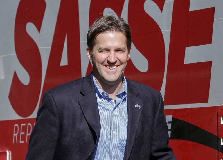 Nebraska Sen. Ben Sasse praised GOP nominee Donald Trump for proposing a series of ethics reforms that would upend the current political climate in Washington. (AP Photo/Nati Harnik)