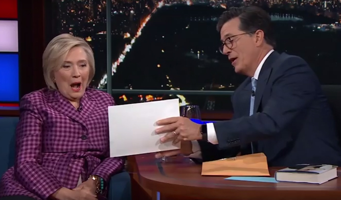Stephen Colbert reveals bare butt gag that never aired because Hillary Clinton lost