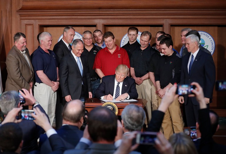 The groups argue Obama used his authority to ban drilling in the Atlantic and Arctic permanently, and Trump does not have the authority to reverse it. (AP Photo/Pablo Martinez Monsivais, File)