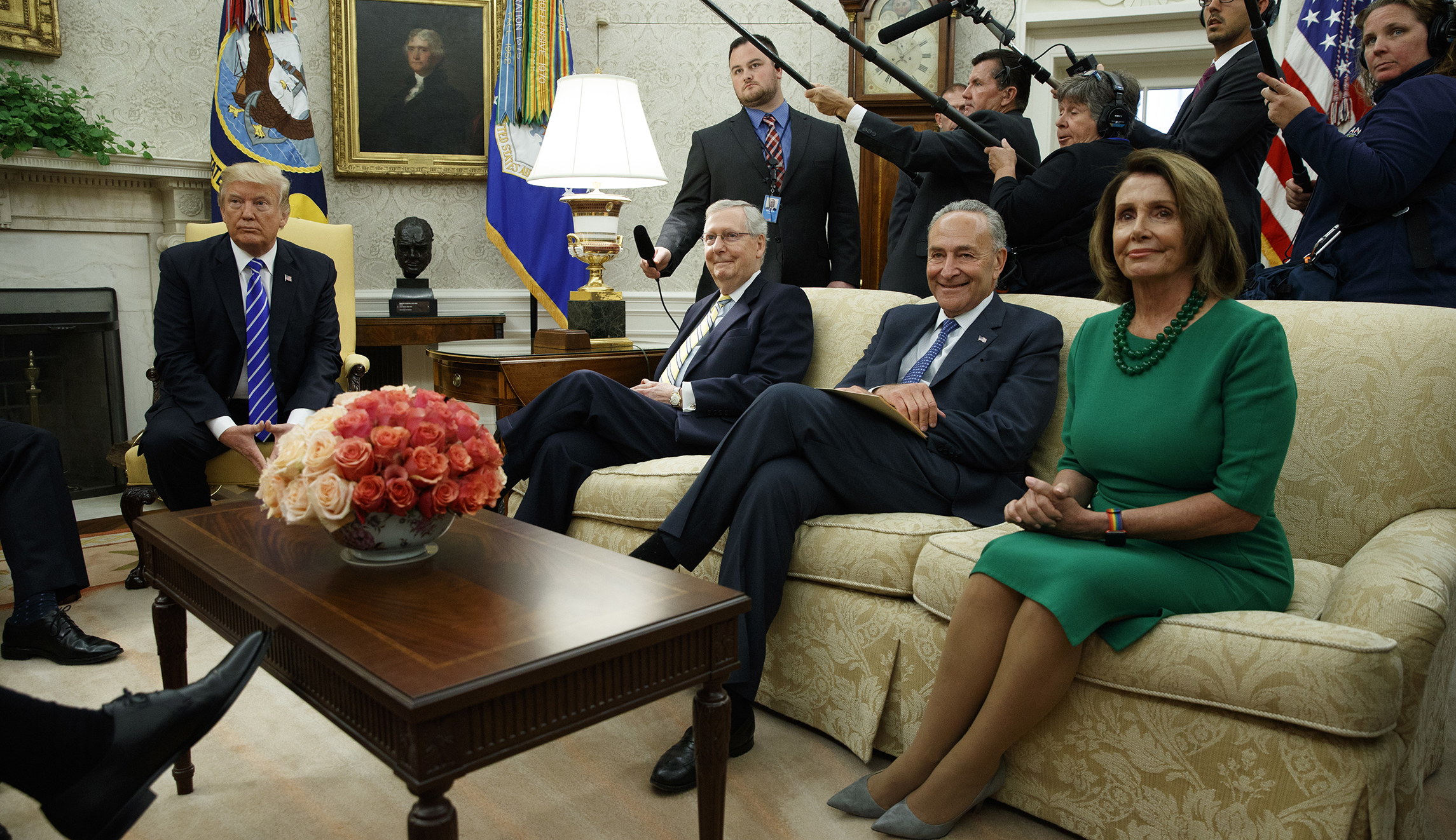 Democrats claim deal with Trump on three month spending, debt ceiling fix