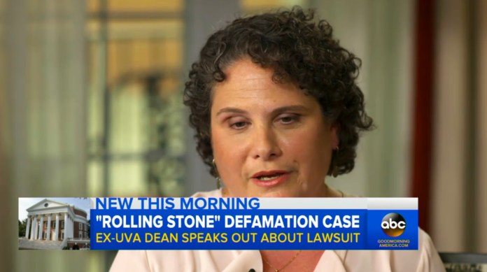 In ABC's "20/20" feature on the Rolling Stone case, University of Virginia dean Nicole Eramo is seen reading some "mild" hate mail she received in the wake of the article.