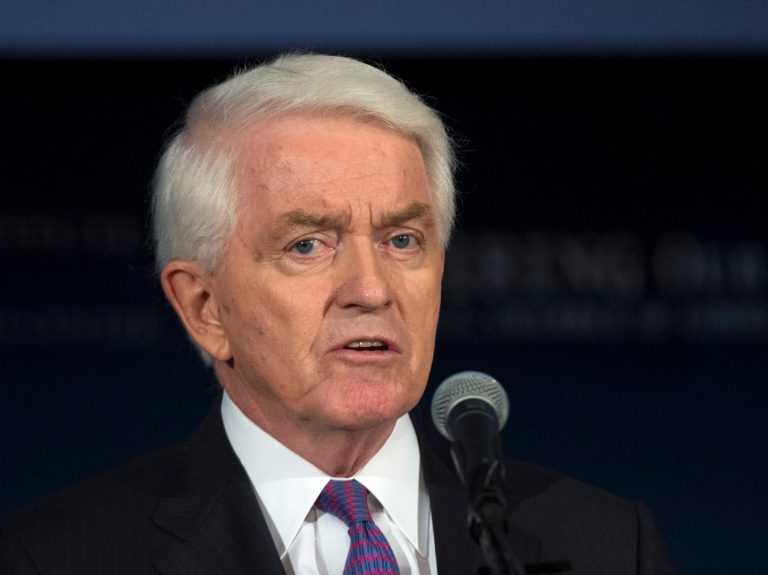 U.S. Chamber of Commerce President and CEO Tom Donohue on Monday outlined a host of flaws with the president's climate change plan. (AP Photo/Molly Riley)