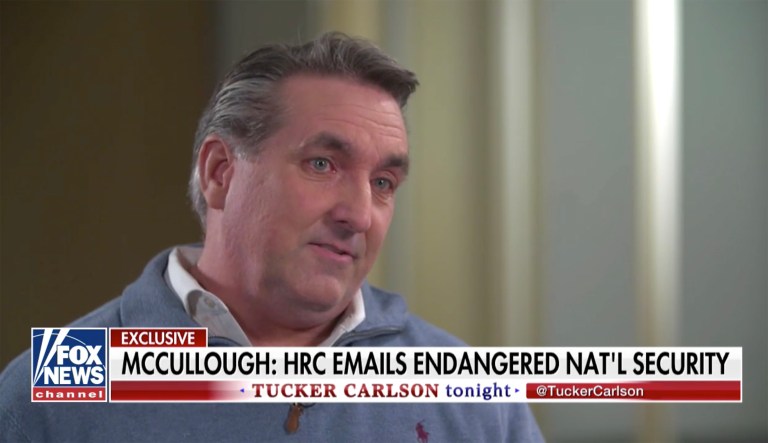 Charles McCullough, the former intelligence community inspector general, has asserted in recent days that there was an effort by the Obama administration and the Clinton campaign to mislead the public about Hillary Clinton's emails. (screenshot)