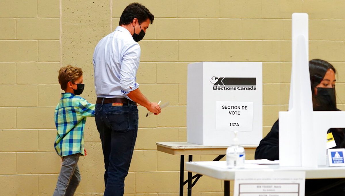 Trudeau's Liberals projected to win election but without majority