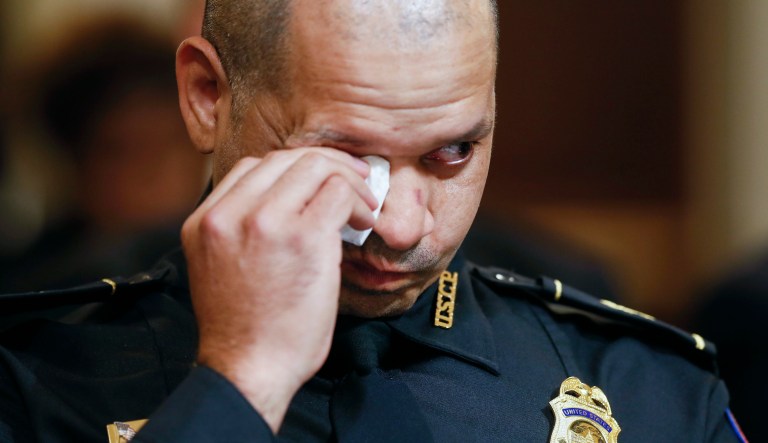Tears and anger punctuate officer testimony in first Jan. 6 committee hearing