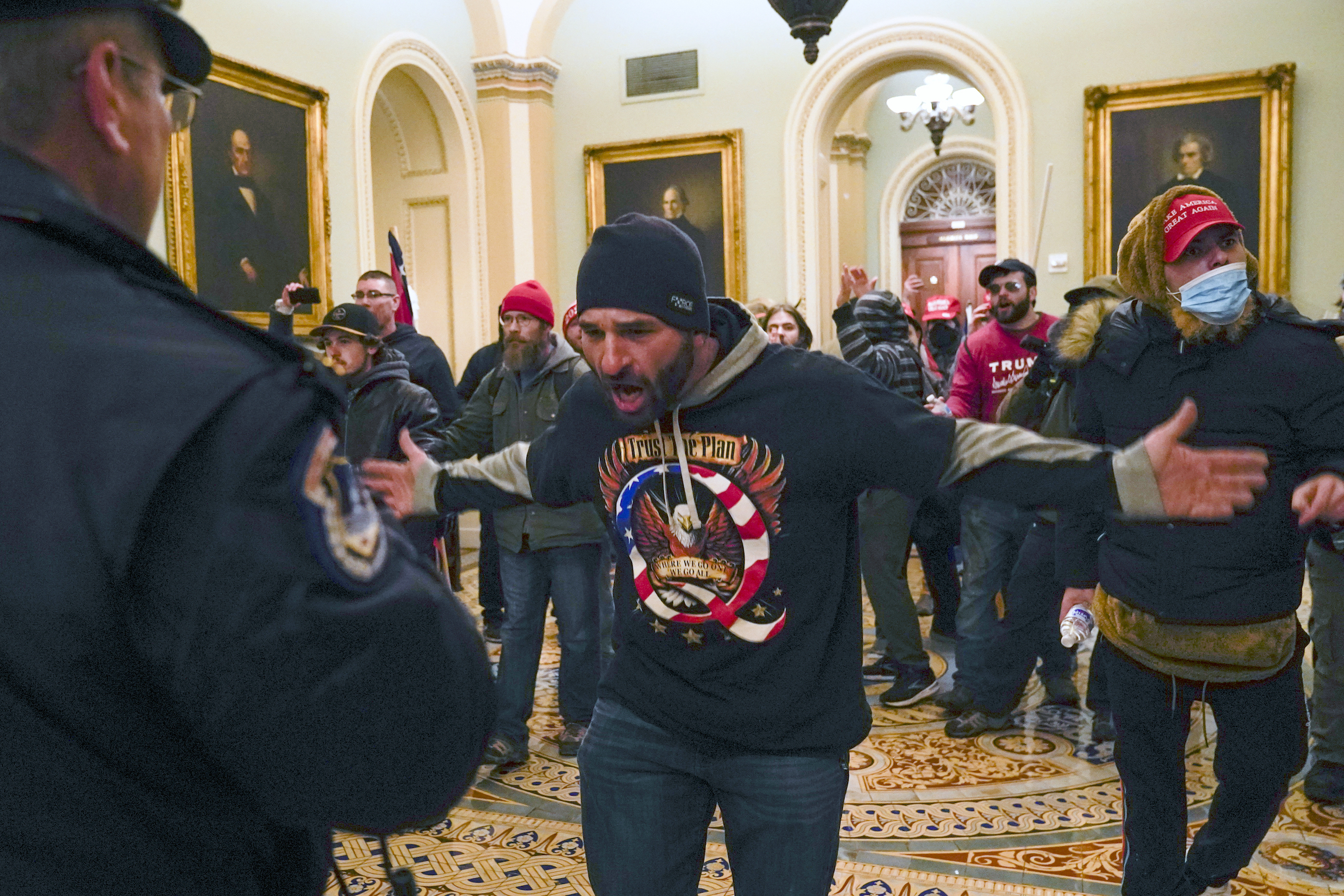 Trump under pressure to condemn violence after his supporters attack Capitol