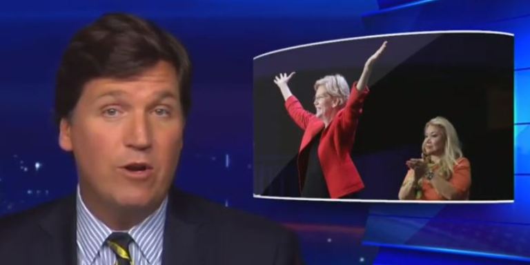 Tucker Carlson endorses Warren’s economic plan