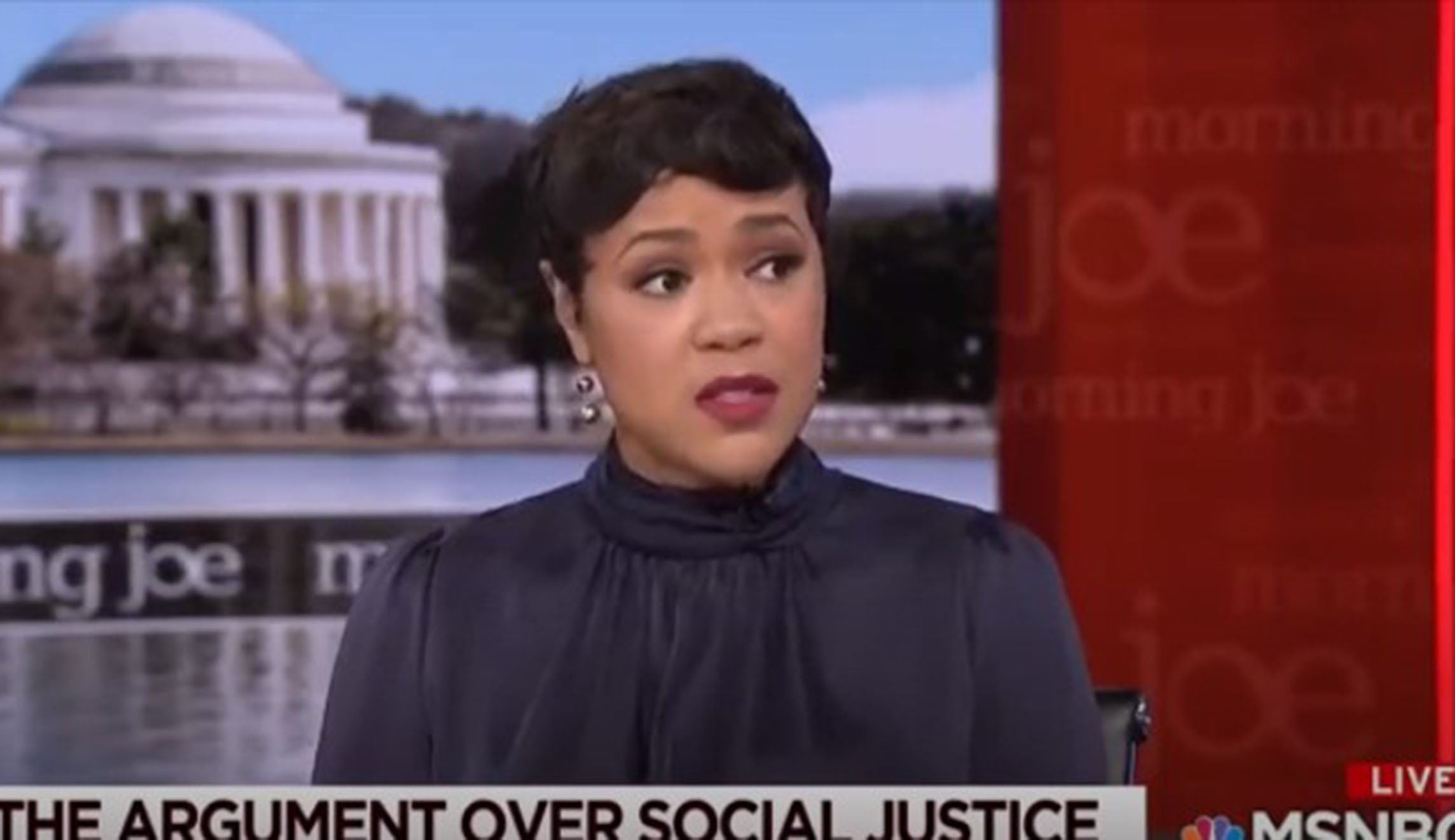 This MSNBC host shows why there is no point talking about the police with liberals