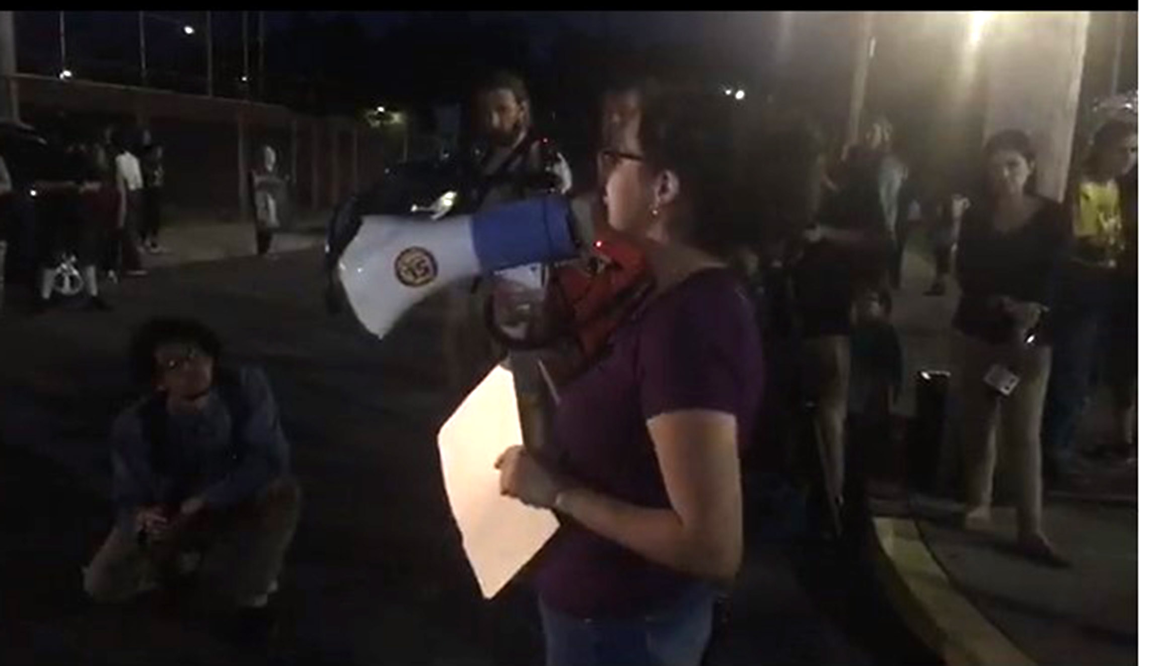 Corrections officer steps down after plowing truck into anti-ICE protesters at detention facility