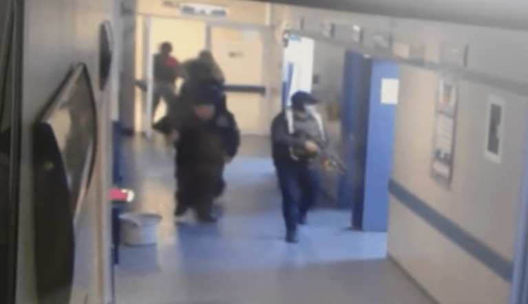VIDEO: Armed hitmen storm hospital and kidnap patient who was later found dismembered