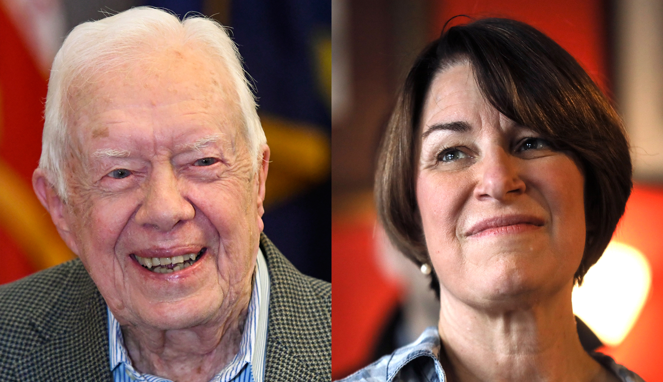 Jimmy Carter doles out underdog campaign advice to Amy Klobuchar