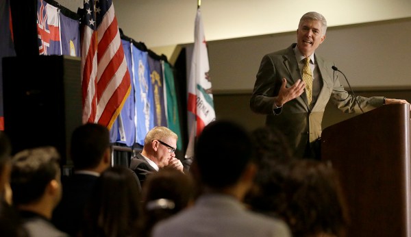 Neil Gorsuch preaches tolerance and listens to gripes about Trump at 9th Circuit Judicial Conference