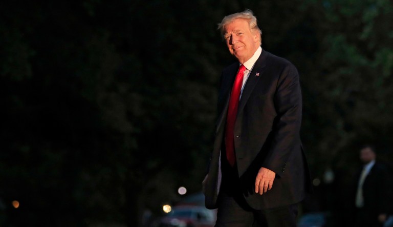 A House Democrat on Wednesday introduced an article of impeachment accusing President Trump of obstruction of justice and alleging that he interfered with the ongoing federal investigation into Russia's meddling in the 2016 election. (AP Photo/Manuel Balce Ceneta)