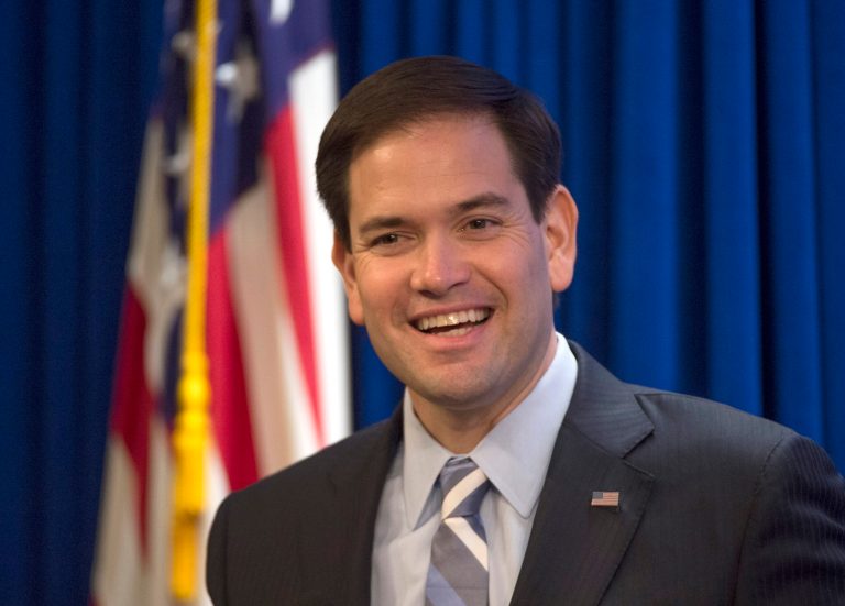 During his first full day as a presidential candidate, Sen. Marco Rubio raised $1.25 million, a source close to the campaign said Wednesday. (AP Photo)