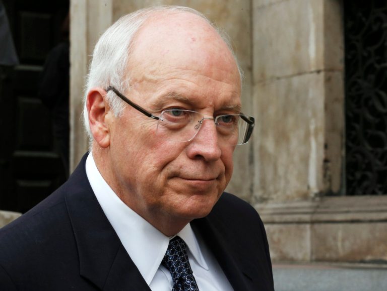 Former Vice President Dick Cheney is mining Michigan for campaign cash to boost daughter Liz Cheney's Wyoming Senate bid, leveraging relationships that date back to the 1970s, when he served as President Gerald Ford's chief of staff. (AP/Olivia Harris)