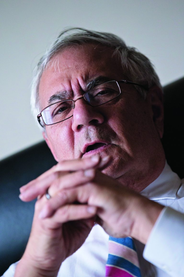 In this photo taken Dec. 12, 2012, Rep. Barney Frank, D-Mass., the nation's most prominent gay politician, speaks about his impending retirement during an interview with The Associated Press on Capitol Hill in Washington. (AP Photo/J. Scott Applewhite)