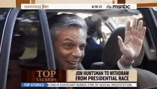 Joe Scarborough bids farewell to Huntsman campaign