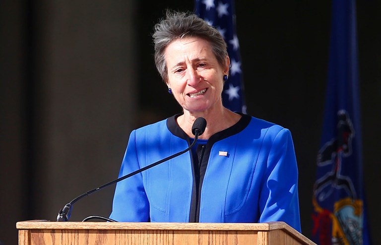 Secretary of Interior Sally Jewell is warning staff to be on guard and remain 
