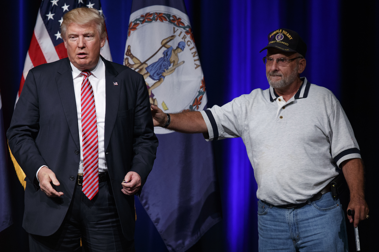 Purple Heart vet defends Trump: ‘I was very proud to give him that medal’