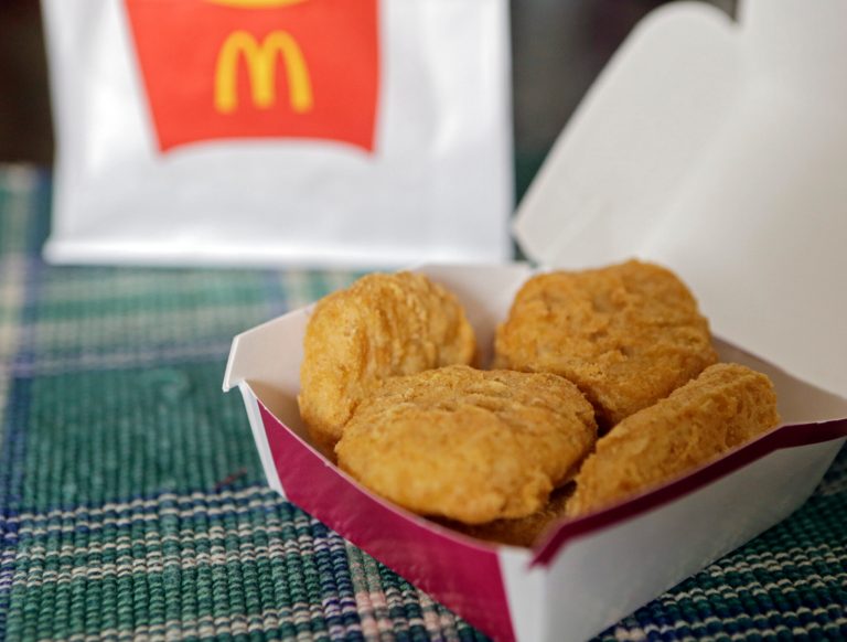 McDonald's says it plans to start using chicken raised without antibiotics important to human medicine and milk from cows that are not treated with the artificial growth hormone rbST. (AP Photo/Mark Duncan)