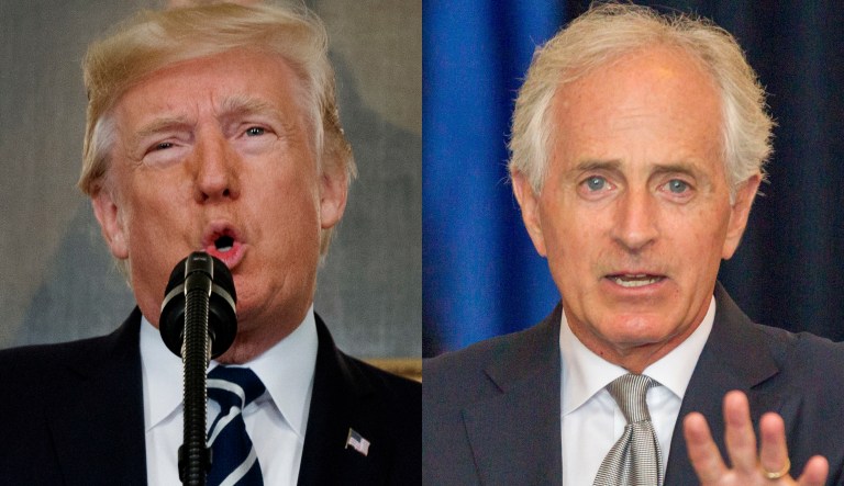 Some Republican insiders worry that the prevailing White House view is that passing legislation is the Senate's problem, not Trump's. (AP Photo/Erik Schelzig)