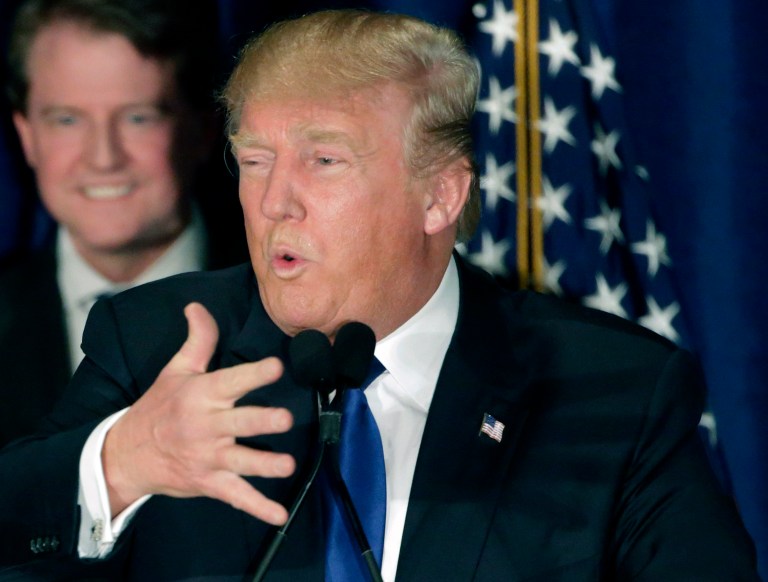 Donald Trump has gone after Ted Cruz numerous times on Twitter over the past few days. (AP Photo/David Goldman)