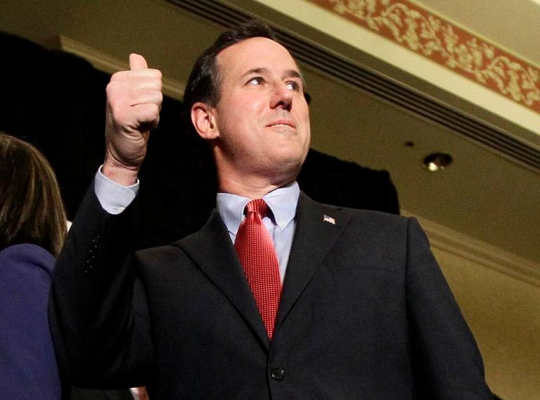 Santorum scores major victories in GOP contests