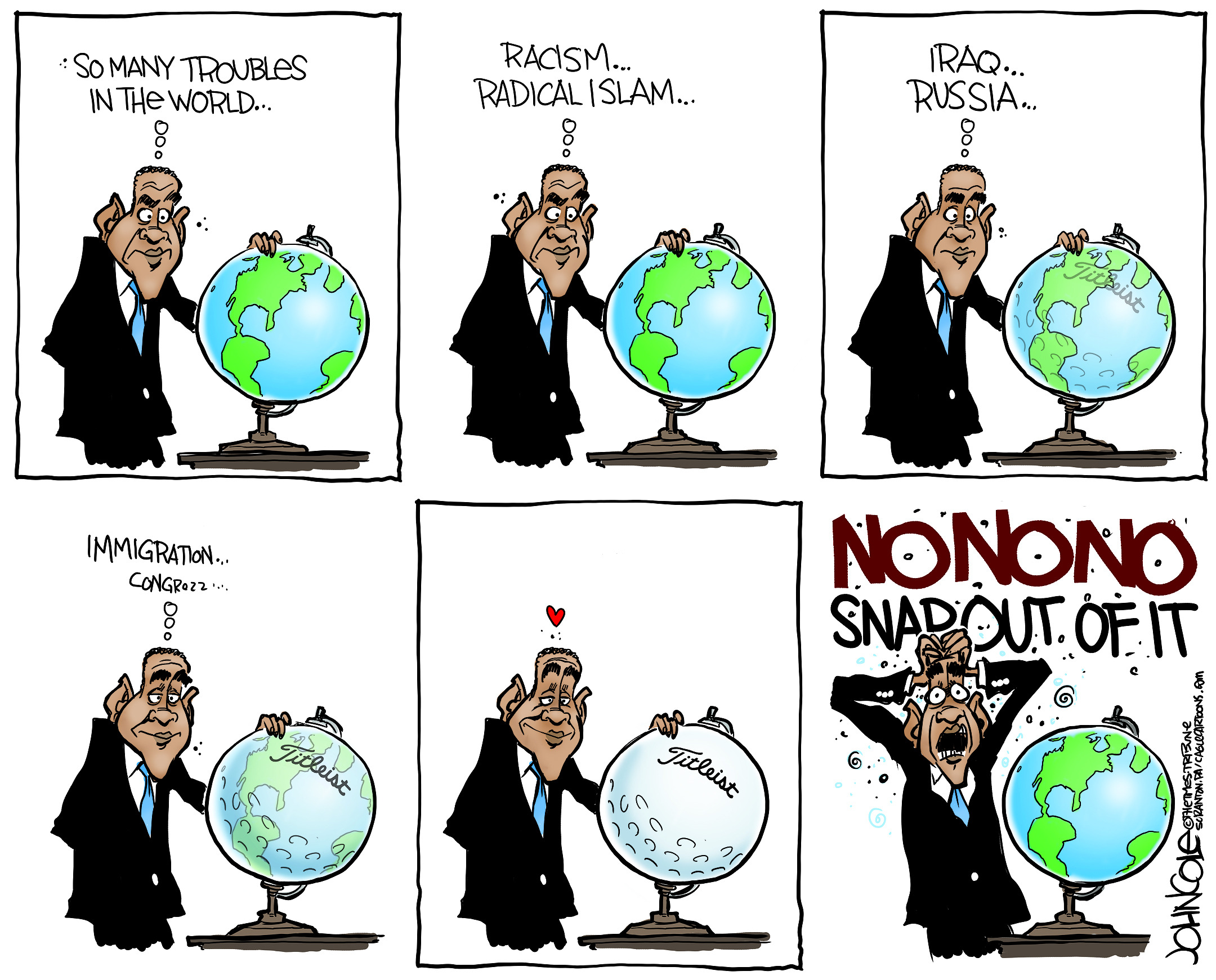 Editorial Cartoon: Snap out of it