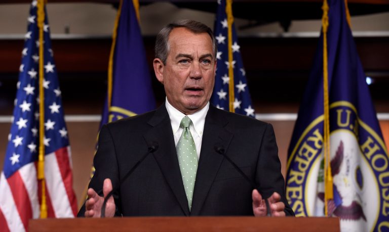 Boehner railed against an 