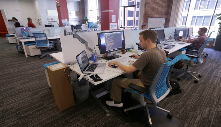 Finding qualified job applicants is becoming easier, as 4 in 10 millennial workers aged 25 to 29 held at least an undergraduate degree in 2016, according to Pew Research. (AP Photo/Jeff Chiu, File)