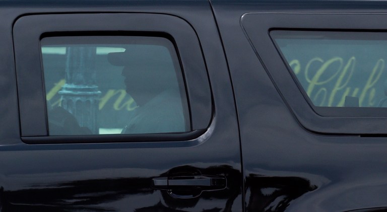 The president on Saturday is likely hitting the links locally. His motorcade traveled to Sterling, Va., a neighborhood about 21 miles outside of Washington, to visit Trump National Golf Club, according to White House pool reports. (AP Photo/Susan Walsh)