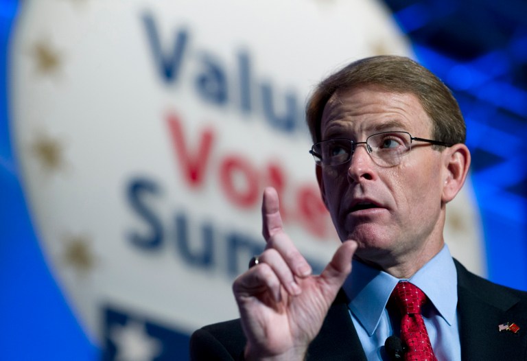 Family Research Council President Tony Perkins' support may help Cruz enlist additional evangelical voters to his cause. ( AP Photo/Jose Luis Magana)