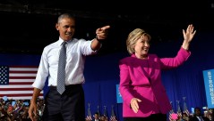 Obama at Clinton rally: ‘I’m ready to pass the baton’
