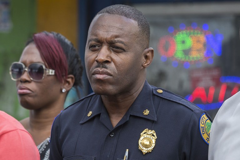 Major Delrish L. Moss, 51, beat out five other candidates who interviewed for the position. (Matias J. Ocner/The Miami Herald via AP)