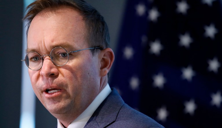 He also said he does not want President Trump to nominate him for the position full-time. (AP Photo/Jacquelyn Martin)