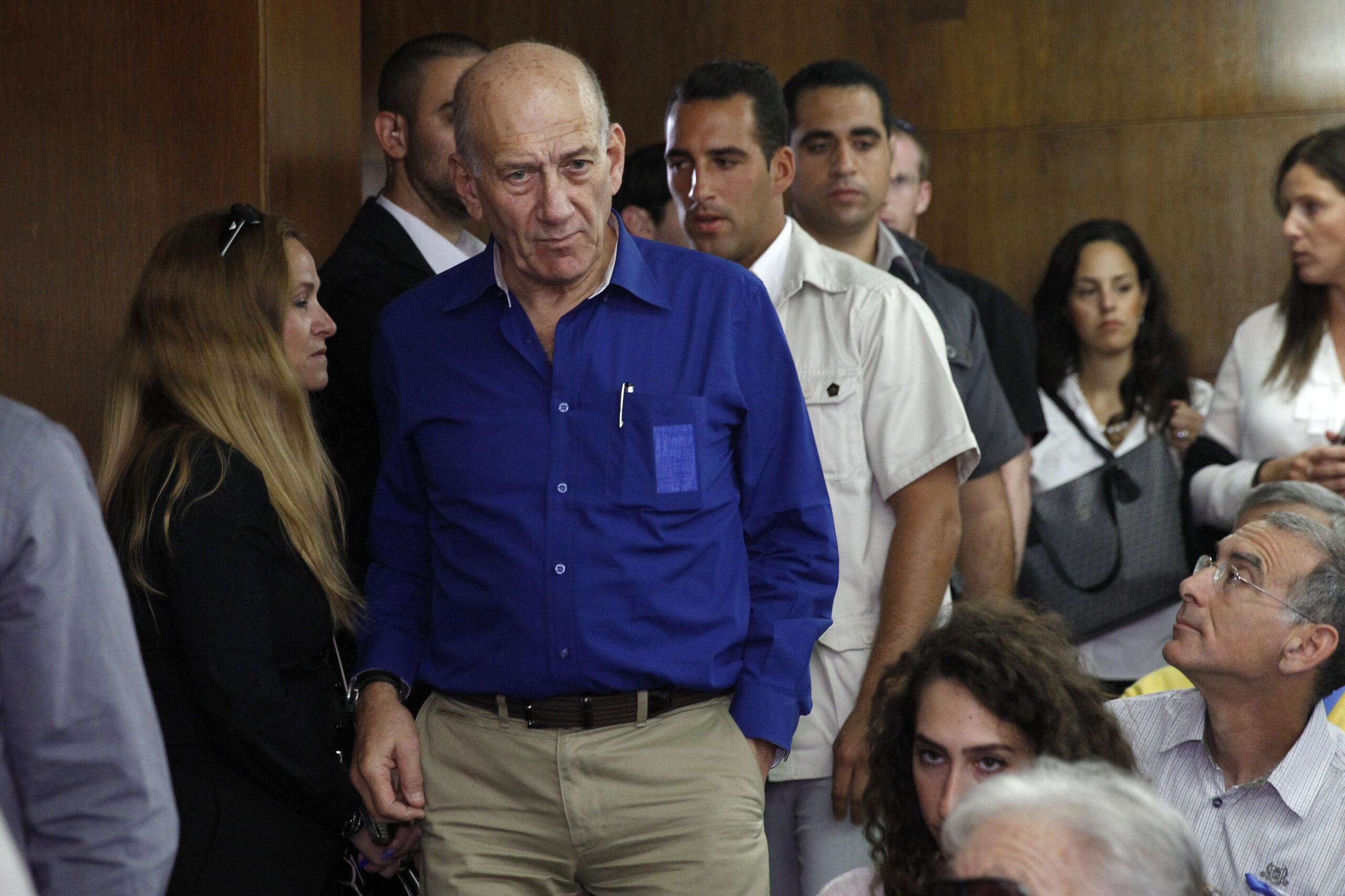 Israel’s Olmert gets 6-year sentence in bribe case