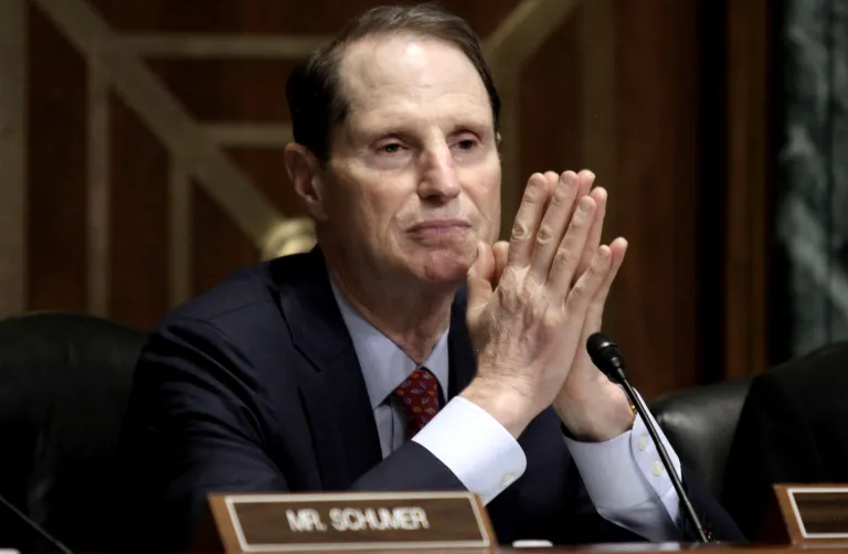 In a statement, Sens. Ron Wyden, D-Ore., above, Pat Leahy, D-Vt., and Richard Blumenthal, D-Conn., said they need more time to assess Pompeo's nomination. (AP Photo/Lauren Victoria Burke, File)