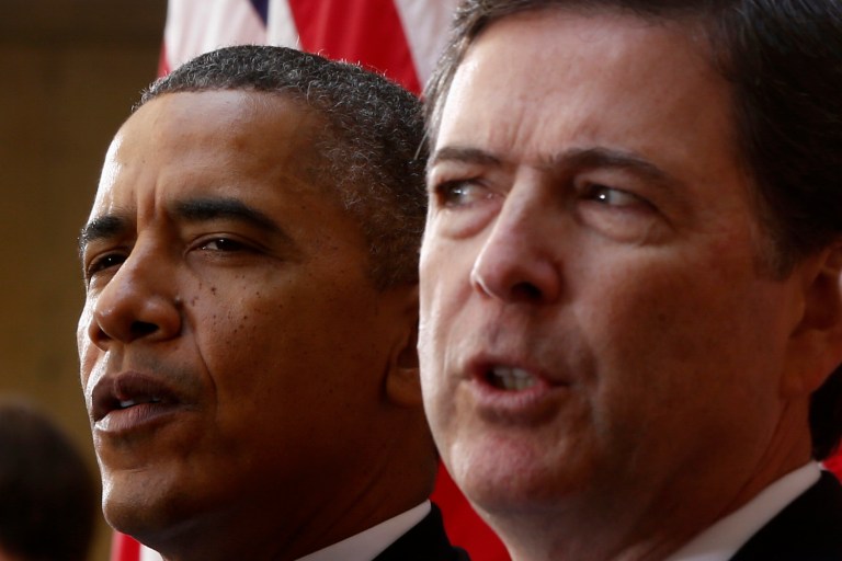 Obama parsed his words very carefully about Comey's notification to Congress about the new emails less than two weeks before the election. (AP Photo/Charles Dharapak, File)