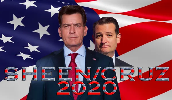 Charlie Sheen: ‘C’mon, Ted Cruz, in 4 years we can unseat’ Trump