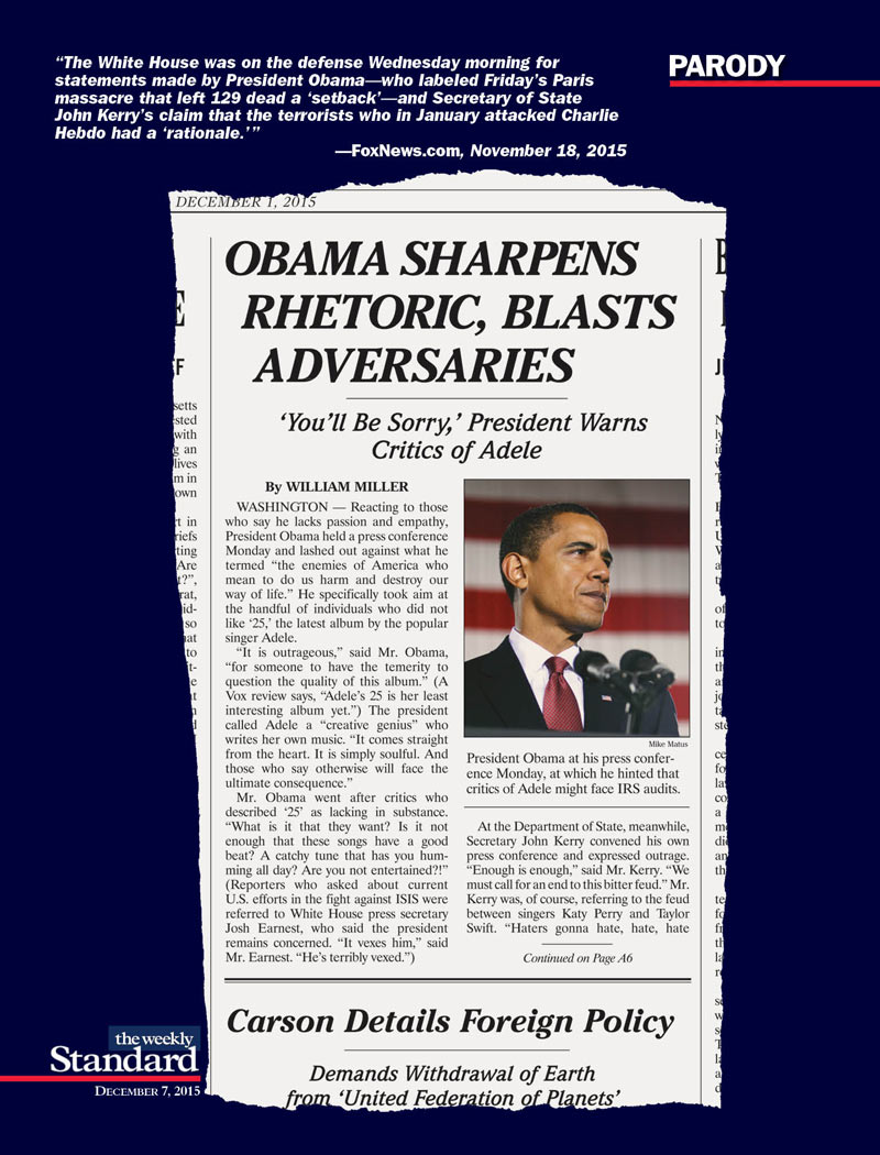 He’s Mad as Hell and…