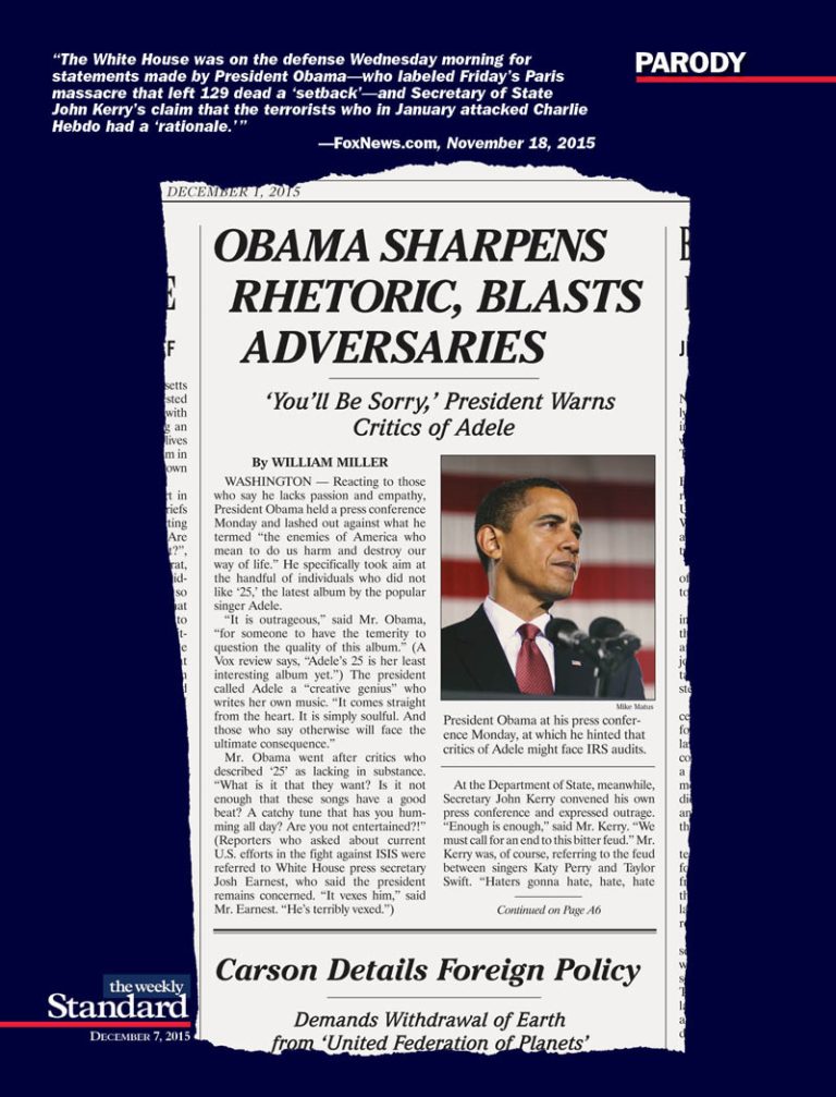 He’s Mad as Hell and…