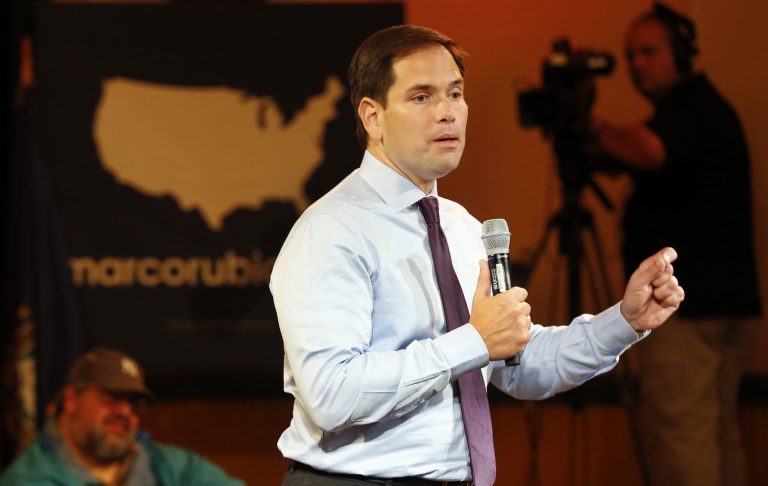Republican presidential candidate Sen.Â Marco Rubio's campaign let it be known that he had raised $6 million in the July-August-September period.Â (AP Photo/Jim Cole)