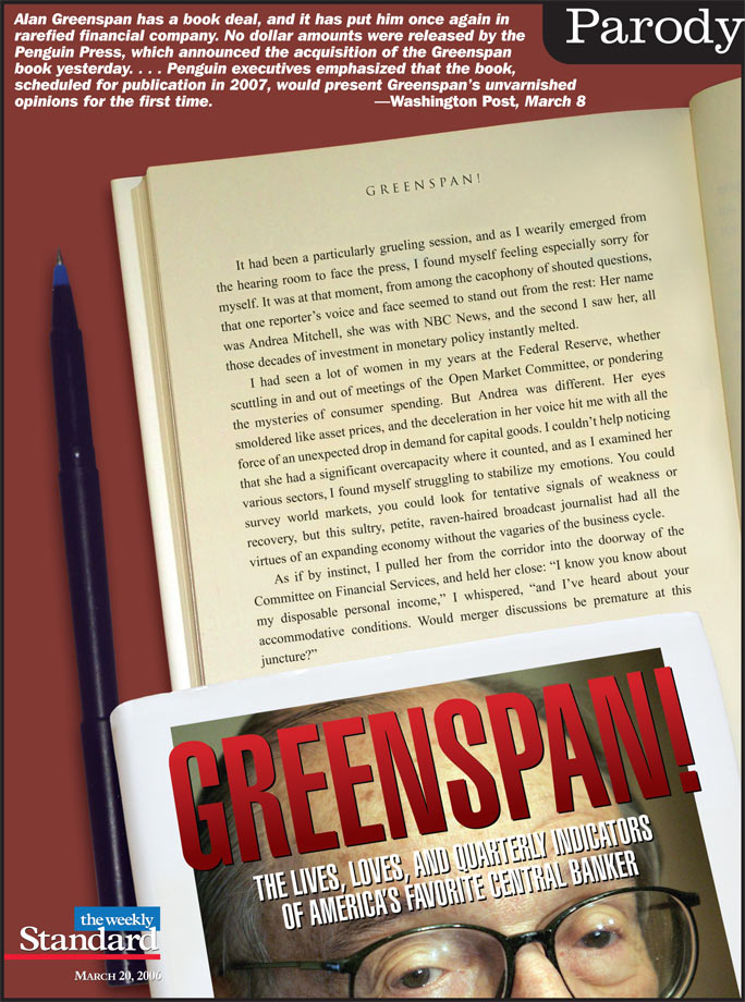 Alan Greenspan’s memoirs.