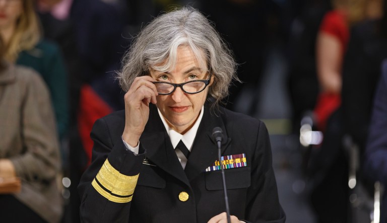 Dr. Anne Schuchat of the Centers for Disease Control and Prevention, testifies on Capitol Hill in Washington, Tuesday, Feb. 10, 2015