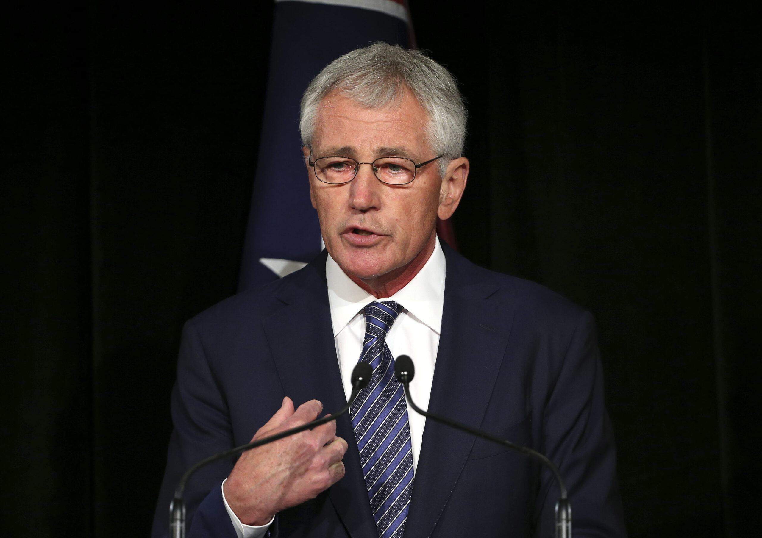 Chuck Hagel touts long-term strategy against ISIS