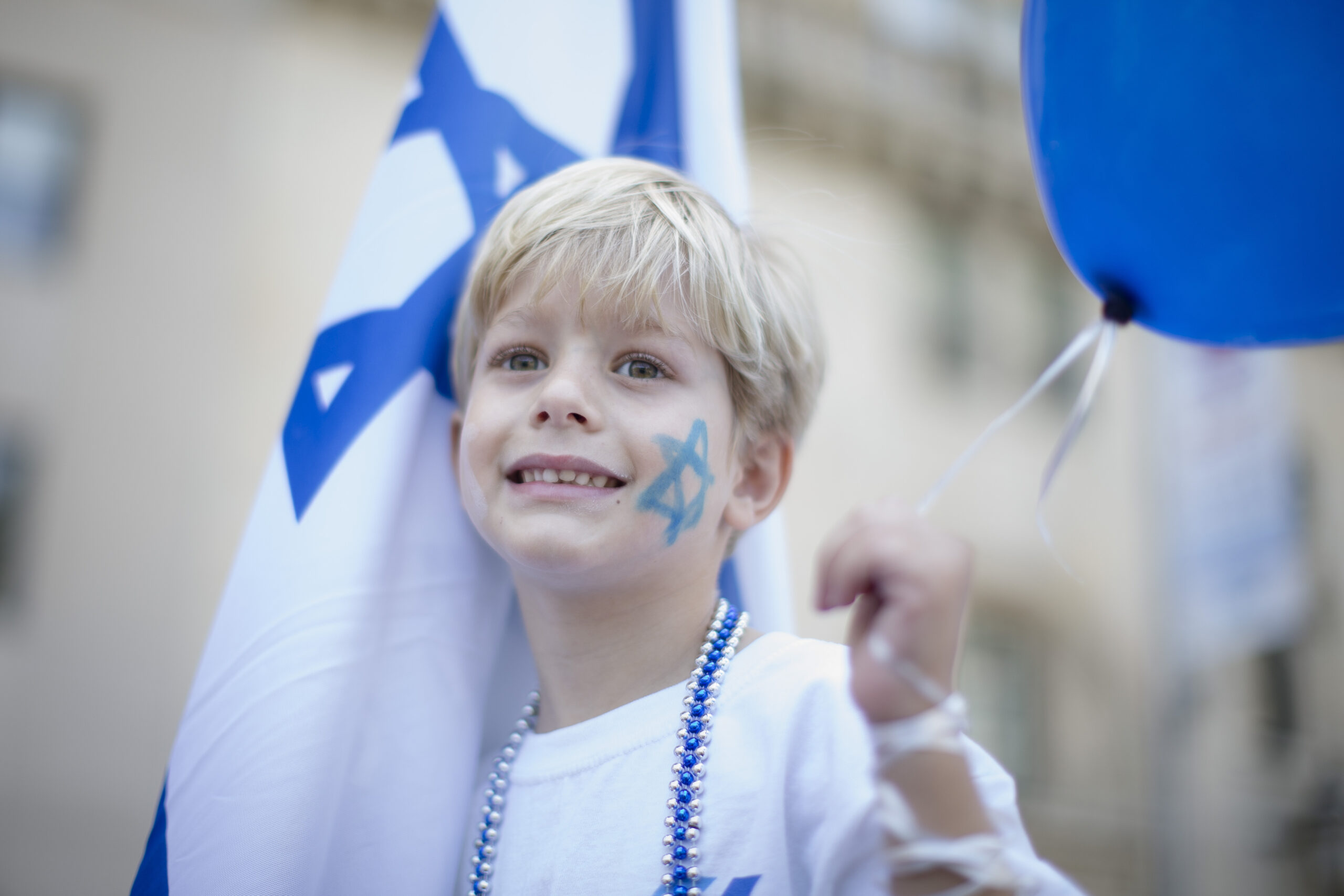 Sea of white and blue at NYC’s Israel Day Parade