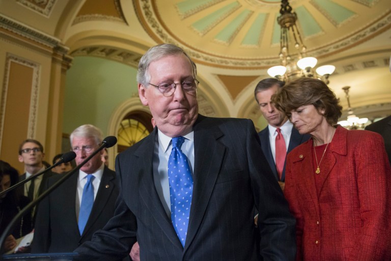 Senators are negotiating a $600 million aid package to help Flint, Mich., deal with lead-contaminated water. (AP Photo/J. Scott Applewhite)