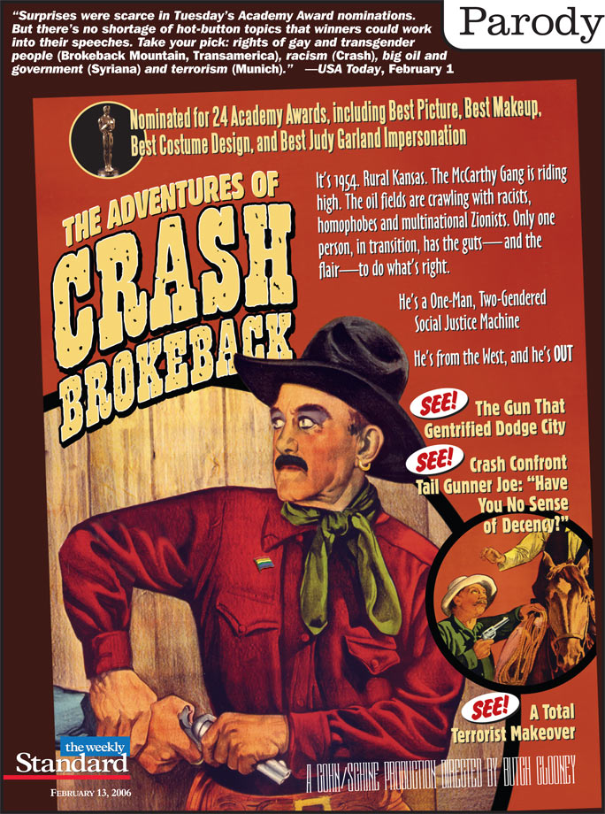 “The Adventures of Crash Brokeback.”