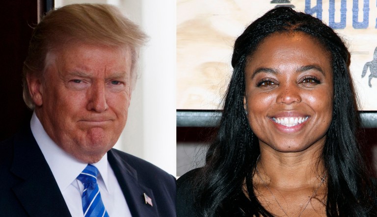 President Trump on Tuesday claimed suspended ESPN anchor Jemele Hill is the reason the network's ratings have 
