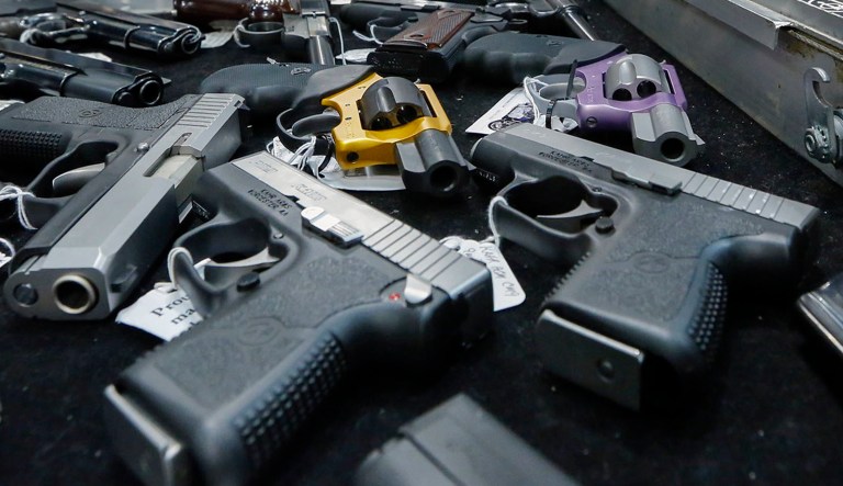 The Supreme Court on Monday declined to take a case about the boundaries of the Second Amendment's right to keep and bear arms. (AP Photo/Philip Kamrass)